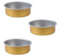 RecDec 3 Pack Spirit Burner Portable Ultralight Solid Fuel Tablets Holder Bowl Container for Trangia Burners Alcohol Stove Wax Starter Charcoal Tablet Cones Outdoor Camping Hiking Backpacking Cooking