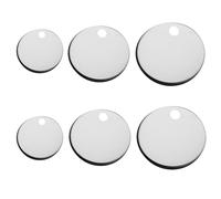 RecDec 6 Pack Stainless Steel Cover Top Dust Cap for Toilet Seat Bolts and Screws Quick Release Top Hinge Fixings Bidet Replacement Parts 45mm 55mm 60mm 3 Sizes