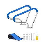 Reced Pool Rail, Easy-to-Install Support Grip with Self-Tapping Screws for Garden and Backyard Pools, Ideal for Safe and Bili