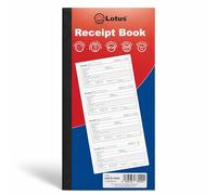 Receipt Book Duplicate NCR, 135 x 280mm, 2-Part Carbonless, Money & Rent