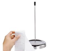 Receipt Holder Note Holder with Metal - Pins & Strips Fork, , Design Straight Protective Storage Accessories, For Invoices On Desk , | Multipurpose Outdoor Indoor Utility