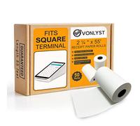 Receipt Paper Roll for Square Terminal (50 rolls)