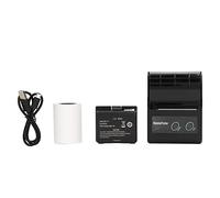 Receipt Printer, Thermal Label Printer Smartphone Control 200 Dpi Printing Resolution Energy Saving with USB Cable for Taxi Receipt