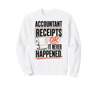 Receipts or It Never Happened Gen X Vintage Sweatshirt