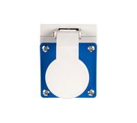 Receiver plug with flap 16A 3P receiver plug 513-6d