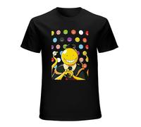 Receives Assassination Classroom Casual Shirt for Men Black M