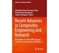 Recent Advances in Composites Engineering and Research: Proceedings of 17th ISAMPE National Conference on Composites (INCCOM-17) (Springer Proceedings in Materials, 39)