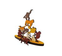 Recent Toys Constantin Puzzles - Stack and Balance - Monkey Business Stacking party game for families, adults, great gift idea for men