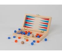 Recent Toys On-The-Go Backgammon Travel Board Set Game -Travel Backgammon Set with Folding/Portable Storage Board-Traditional Strategy Game for Kids/Children/Adults