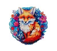 Recent Toys Wooden Jigsaw Puzzle Fox for Adults and Kids, Large Size: 28 x 27.5 cm Comes with stogare Gift Box