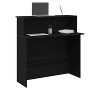 (black) vidaXL Reception Desk Artisan Oak 100x50x103.5 cm Engineered Wood