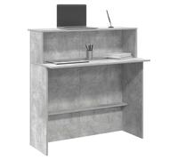(concrete grey) vidaXL Reception Desk Concrete Grey 100x50x103.5 cm Engineered Wood