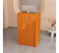 Reception Desk Counter,Salon Reception Desk,It Is Suitable for Barber Shops, Lobbies, Supermarkets, Home Offices, Clothing Stores42*35 * 95cm/ blue