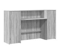 Reception Desk Engineered Wood Study Desk Computer Desk Working Desk vidaXL
