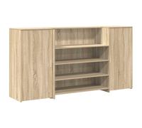 Reception Desk Engineered Wood Study Desk Computer Desk Working Desk vidaXL