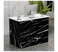Reception Desk for Salons & Retail Stylish Counter Display Modern Reception Table (A3 L120*H90CM / L47*H35.4IN) Commercial Use Sleek Design