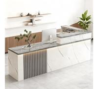 Reception Desk for Shopping Malls, Offices, Restaurants & Retail | Modern Front Desk for Receptionists | Stylish Customer Service Counter