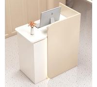 Reception Desk,front Desk Reception Counter,reception Room Tables With Drawer Storage,small Reception Desk Counter Table,reception Counter For Salon Clothing Shop Hotel A-turn left 60×45×100CM