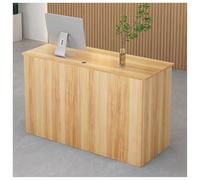 Reception Desk Retail Counters Hair Salon Reception Modern Reception Counter (A6 L100*H90CM/L39*H35.4IN) Stylish Front Desk for Stores Commercial Reception Furniture
