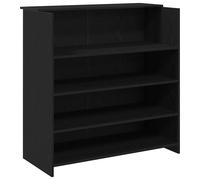 Reception Desk Salon Reception Counter Desk Front Desk Engineered Wood vidaXL