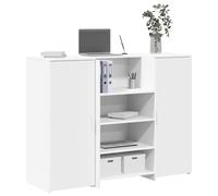 Reception Desk Engineered Wood Study Desk Computer Desk Working Desk vidaXL