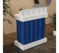 Reception Desk with Checkout Functionality for Small Spaces - Modern Front Office Furniture