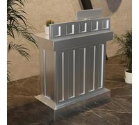 Reception Desk with Checkout Functionality for Small Spaces - Modern Front Office Furniture