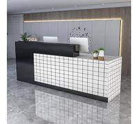 Reception Desk with Counter for Retail and Service Businesses