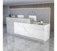 Reception Desk with Counter for Retail and Service Businesses