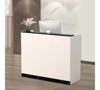 Reception Desk with Drawers - Versatile Cash Register Counter for Beauty Salons, Clothing Stores, and Small Business Reception Areas - Stylish and Functional Design
