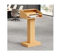 Reception Desk with Wheels - Easy Installation Podium & Speaking Platform, Sleek Design for Offices & Events, Quick Storage Solution