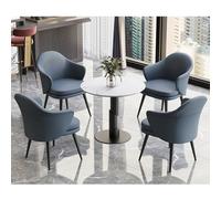 Reception Meeting Chair Set - Cafe Lounge Chairs for Beauty Salon Guest Seating Combination (1+3) - Comfortable and Stylish