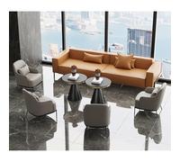 Reception Sofa Chair Set with Slate Table for Office, Conference, Beauty Salon, Lounge Waiting Areas - Comfortable Seating for Waiting Areas and Offices