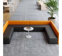 Reception Sofa Set with Corner Coffee Table for Office Lounge and Waiting Area