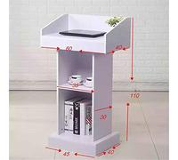 Reception Table for Restaurants and Events - Versatile Podium for Speakers and Hosts - Ideal for Weddings, Training, Parking, and Welcoming Guests