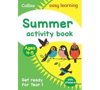Reception to Year 1 Summer Activity Book with stickers (Collins Easy Learning)