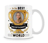 Receptionist Gift Photo Mug - to The Best Receptionist in The World