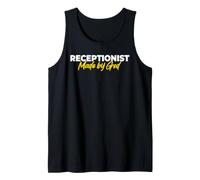 Receptionist Made By God Tank Top