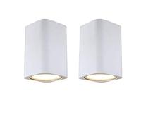 Recessed 2 Packs Downlight White/Black Square LED Ceiling Spotlight Surface Mount Down Light 7W 3000K/6000K Aluminum Accent Lamp for Hallway Corridor Gallery Kitchen Living Room Decoration Inte