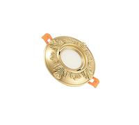 Recessed 3W/5W American All Bronze Vintage Recessed Led Downlight Retro Embedded Creative Decoration Illumination Panel Light High Light Transmission Energy Saving Show C-Pure-warm White-3W