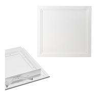 Recessed Access Hatch Cover for Ceiling Snap on Maintenance Hatch for Plumbing & Pipe Inspection Durable Galvanized Aluminum 7.8x17.7in (20x45 cm)