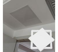 Recessed Aluminum Ceiling Access Door, Push Up Flush Mount Panel, Discrete Tool-Free Inspection Hatch for Drywall and Plasterboard Finish(14x22in/35.6x55.9cm)