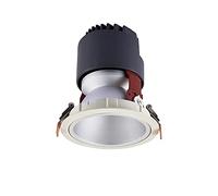 Recessed Bright Embedded Panel Flat Lamp Recessed Lights Aluminum Round Ceiling Down Lighting Anti-dazzle Decoration Lighting Fixture Home High Transmittance Recessed LED Ceiling