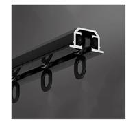 Recessed Ceiling Mount for Hidden Track 18ft White Invisible Curtain Rod Rail Perfect for Modern Home Décor and Space Saving Solutions