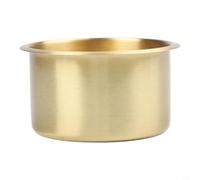 Recessed Cup Holder Gold Plated Metal 67x55mm or 90x55mm for RV Sofa | Copper-plated metal flush-mount fits for rvs sofas tables trailers space-saving easy install warm gold finish
