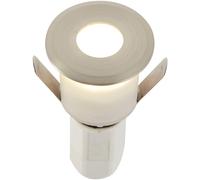 Recessed Decking IP67 Guide Light - 1.2W Cool White LED - Satin Nickel