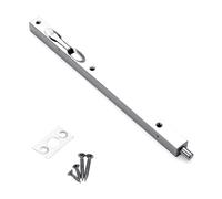 Recessed Door Bolt Latch 304 Stainless Steel Concealed Mortise Fastener with Spring Slide Action for Wooden Entries Concealed Flush Bolt Mortise Door Latch Recessed Slide Entry Hardware Interior Plate