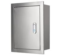 Recessed Electrical Enclosure Box, Indoor & Outdoor Junction Box Waterproof, Concealed Electrical Cabinet with Lock & Mounting Plate(30x40x16cm/12x16x6in)