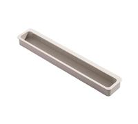 Recessed Finger Pulls Invisible Handle Hidden Door Handles Inset Handle Furniture Handles Drawer Pulls Embedded Handle Aluminum Wardrobe Concealed Handle for Cabinet Door (Length:175mm,Light Gray)