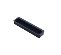 Recessed Finger Pulls Invisible Handle Hidden Door Handles Inset Handle Furniture Handles Drawer Pulls Embedded Handle Aluminum Wardrobe Concealed Handle for Cabinet Door (Length:118mm,Blue)